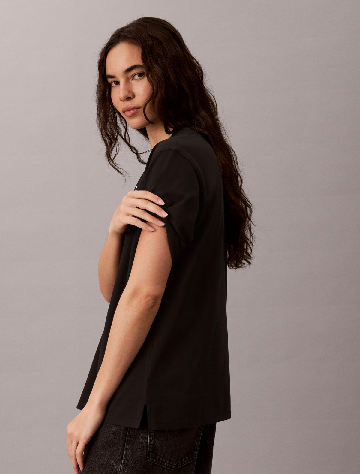 Calvin Klein Arch Varsity Logo Graphic Relaxed T-Shirt