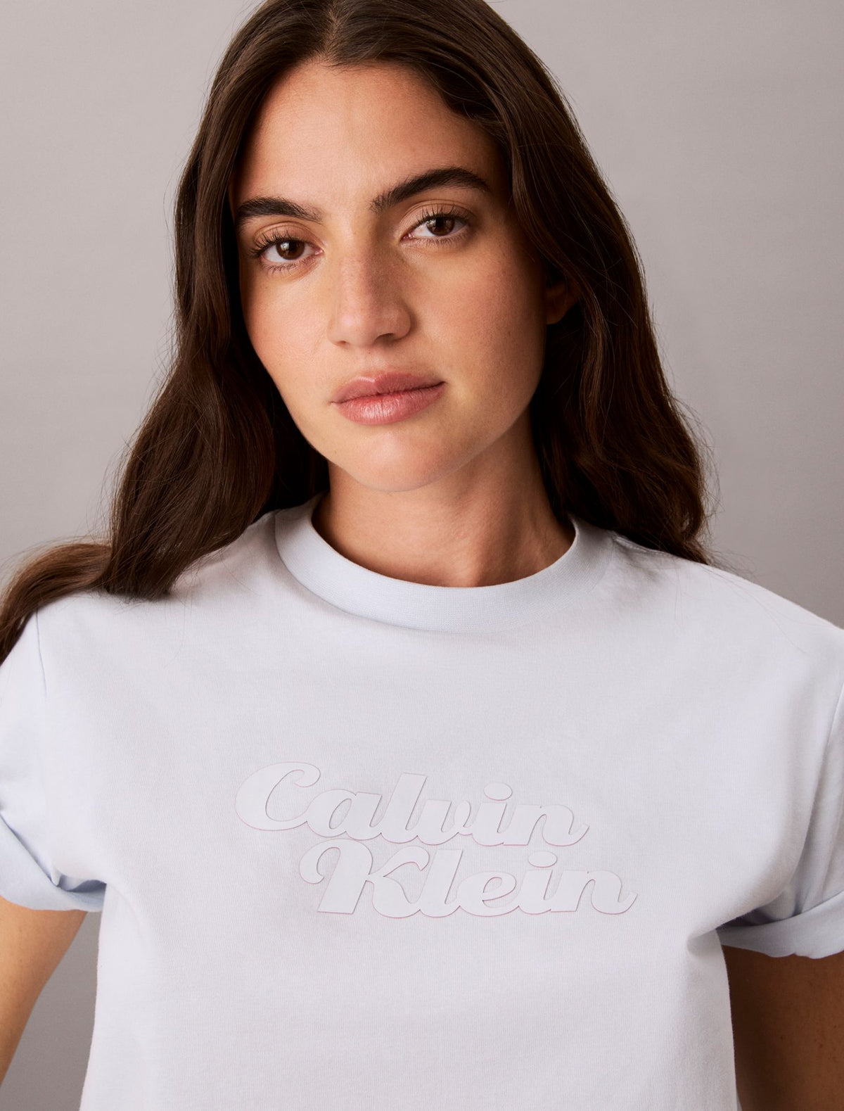 Calvin Klein Embossed Calvin Klein Logo Tee