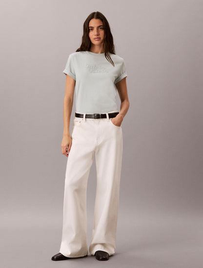 Calvin Klein Embossed Calvin Klein Logo Tee