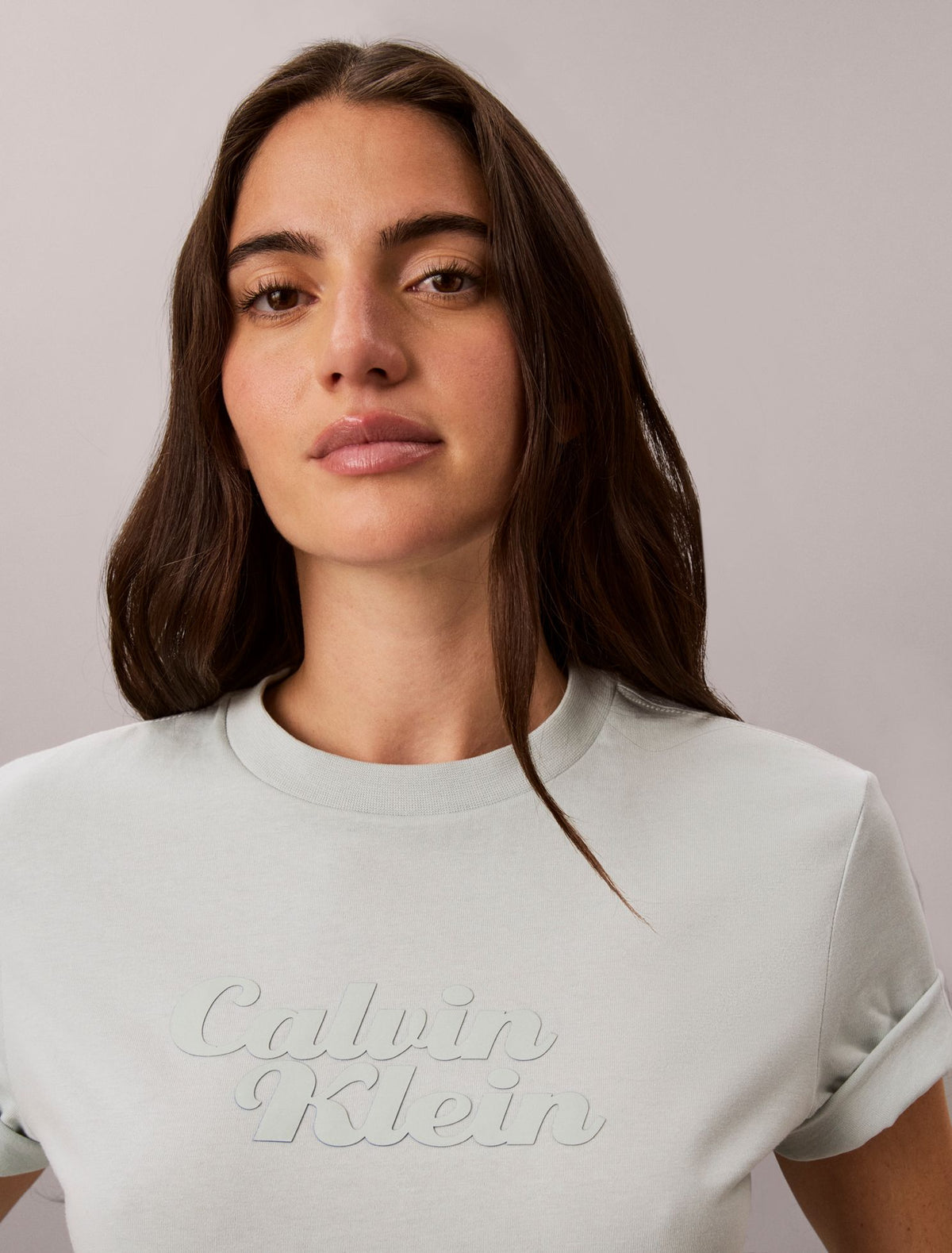 Calvin Klein Embossed Calvin Klein Logo Tee