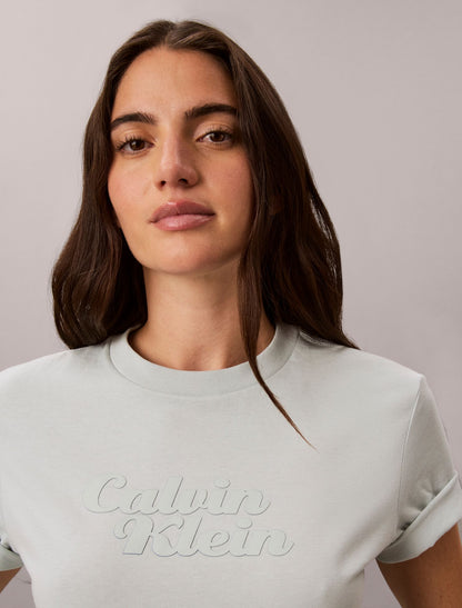 Calvin Klein Embossed Calvin Klein Logo Tee