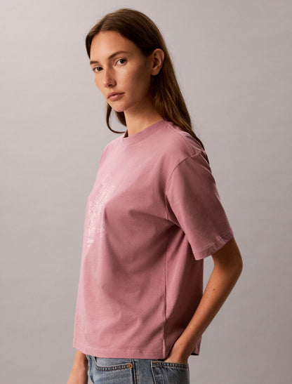 Calvin Klein Flower Print Boxy Tee