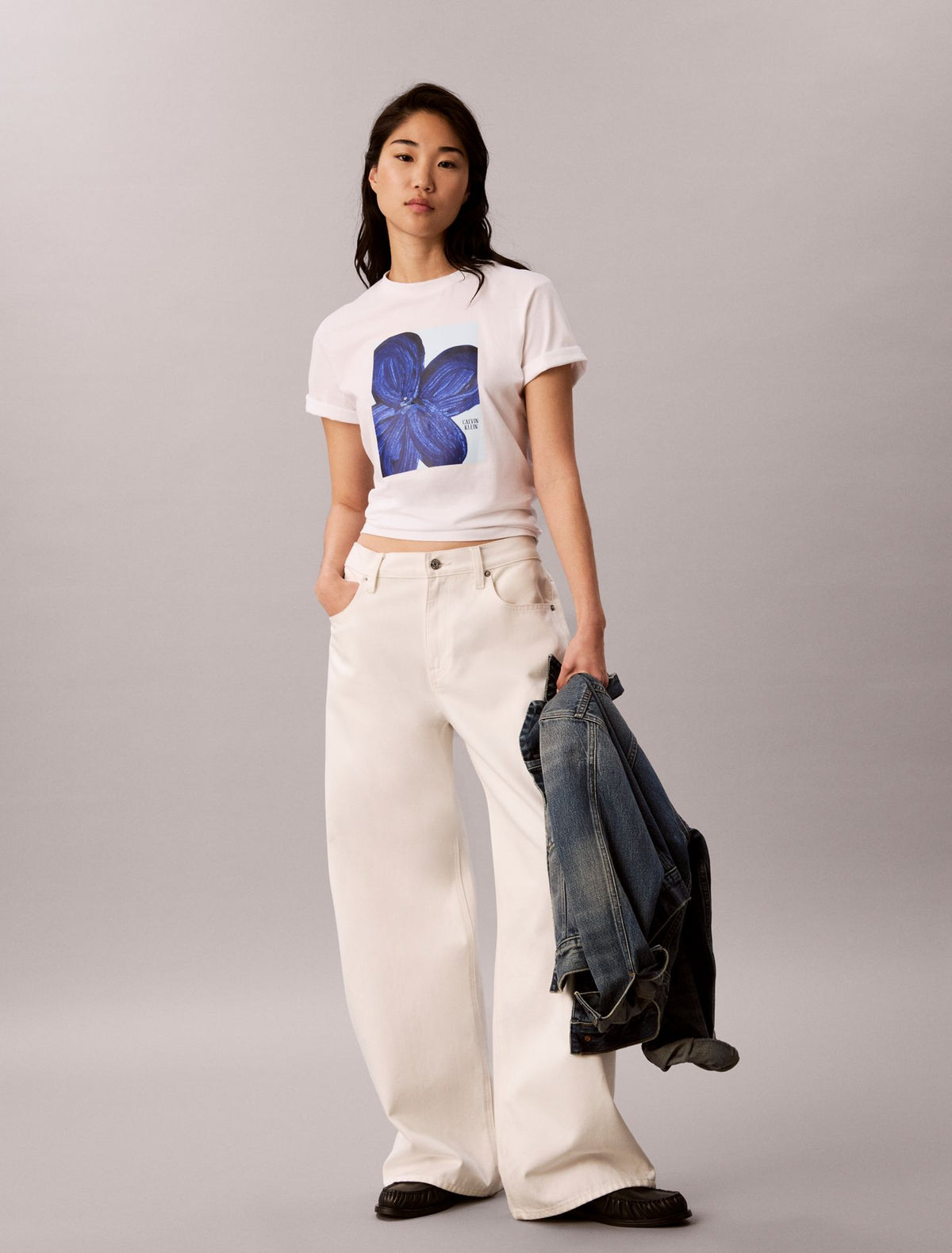 Calvin Klein Floral Graphic Logo Tee