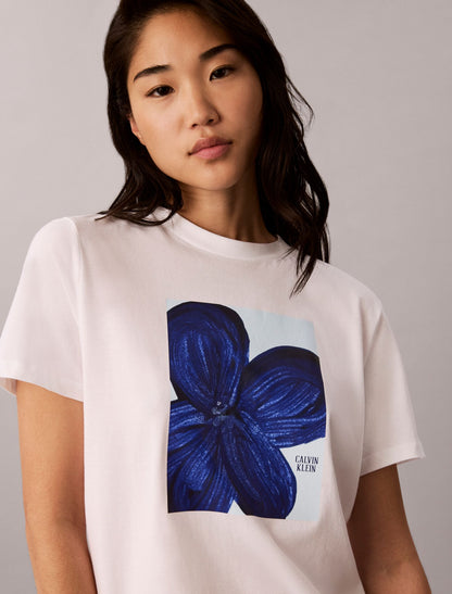 Calvin Klein Floral Graphic Logo Tee