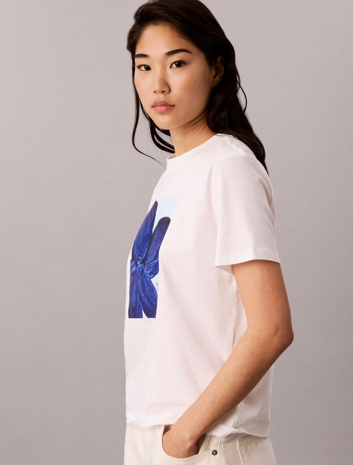 Calvin Klein Floral Graphic Logo Tee