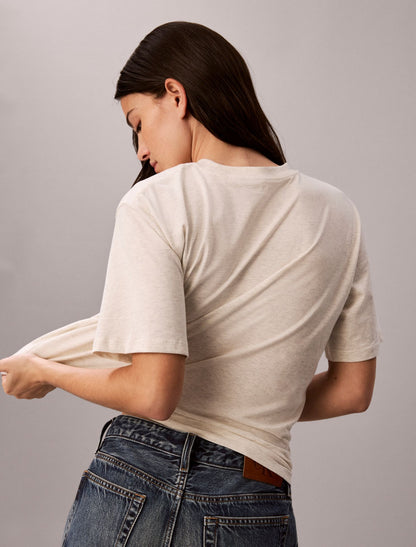 Calvin Klein Flower Print Boxy Tee