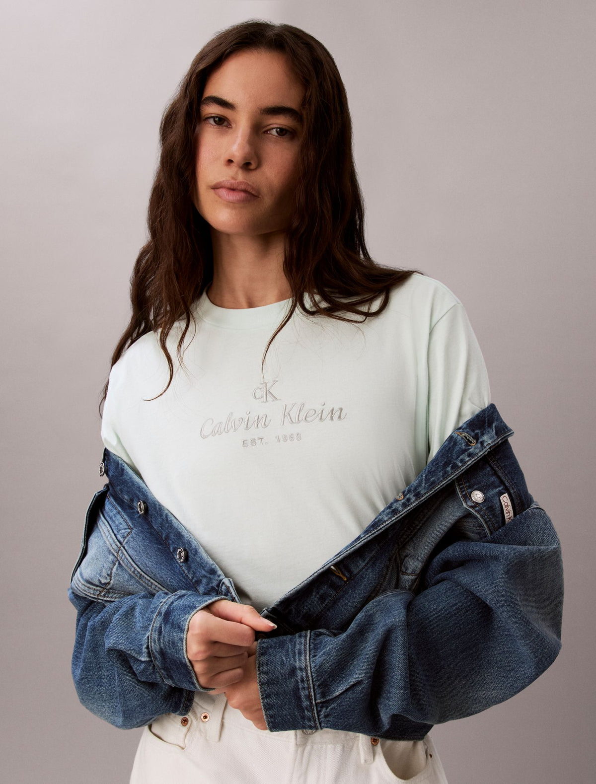 Calvin Klein Crest Logo Boxy Tee