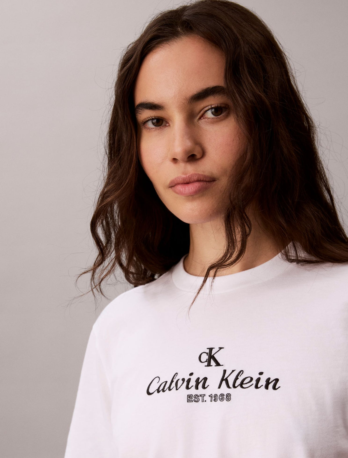 Calvin Klein Crest Logo Boxy Tee