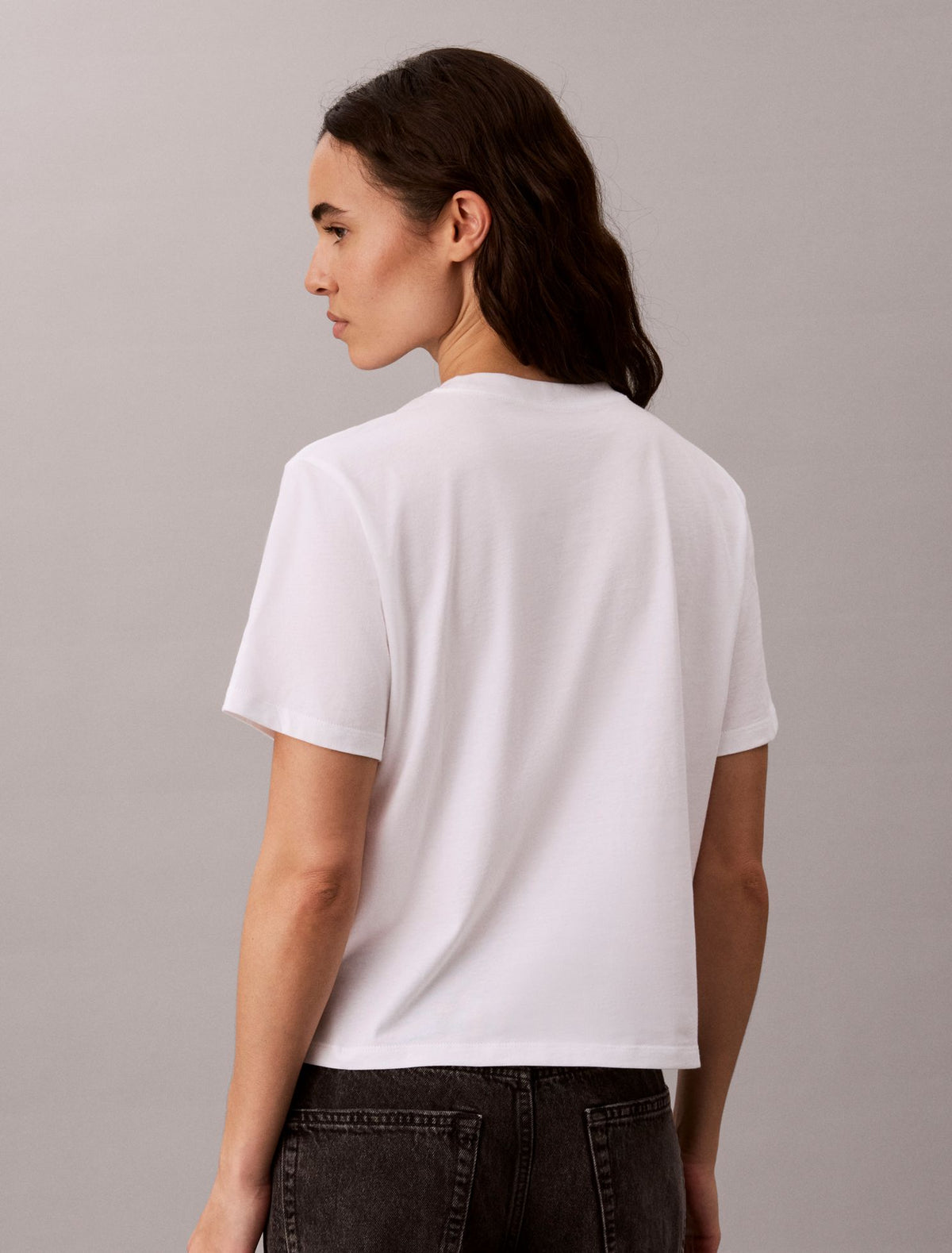 Calvin Klein Crest Logo Boxy Tee