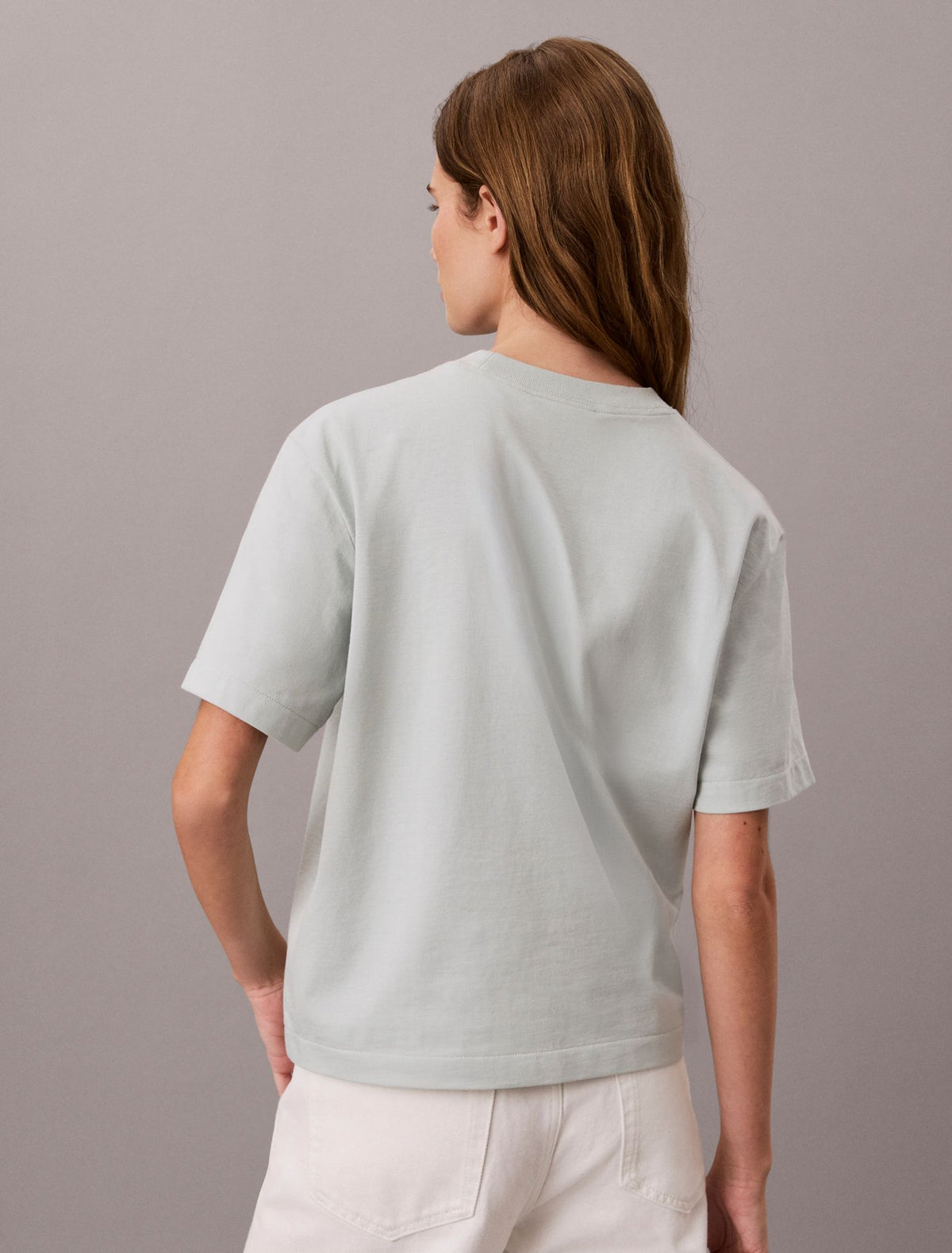 Calvin Klein Metallic Logo Boxy Tee