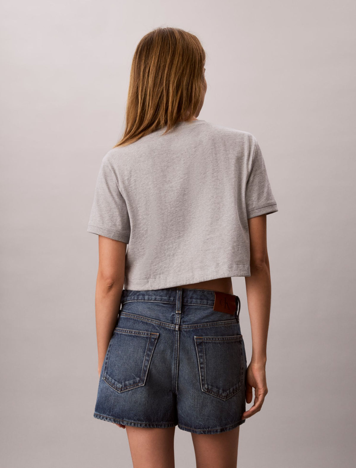 Calvin Klein Monologo Cropped T-Shirt