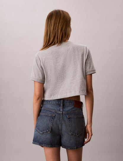 Calvin Klein Monologo Cropped T-Shirt