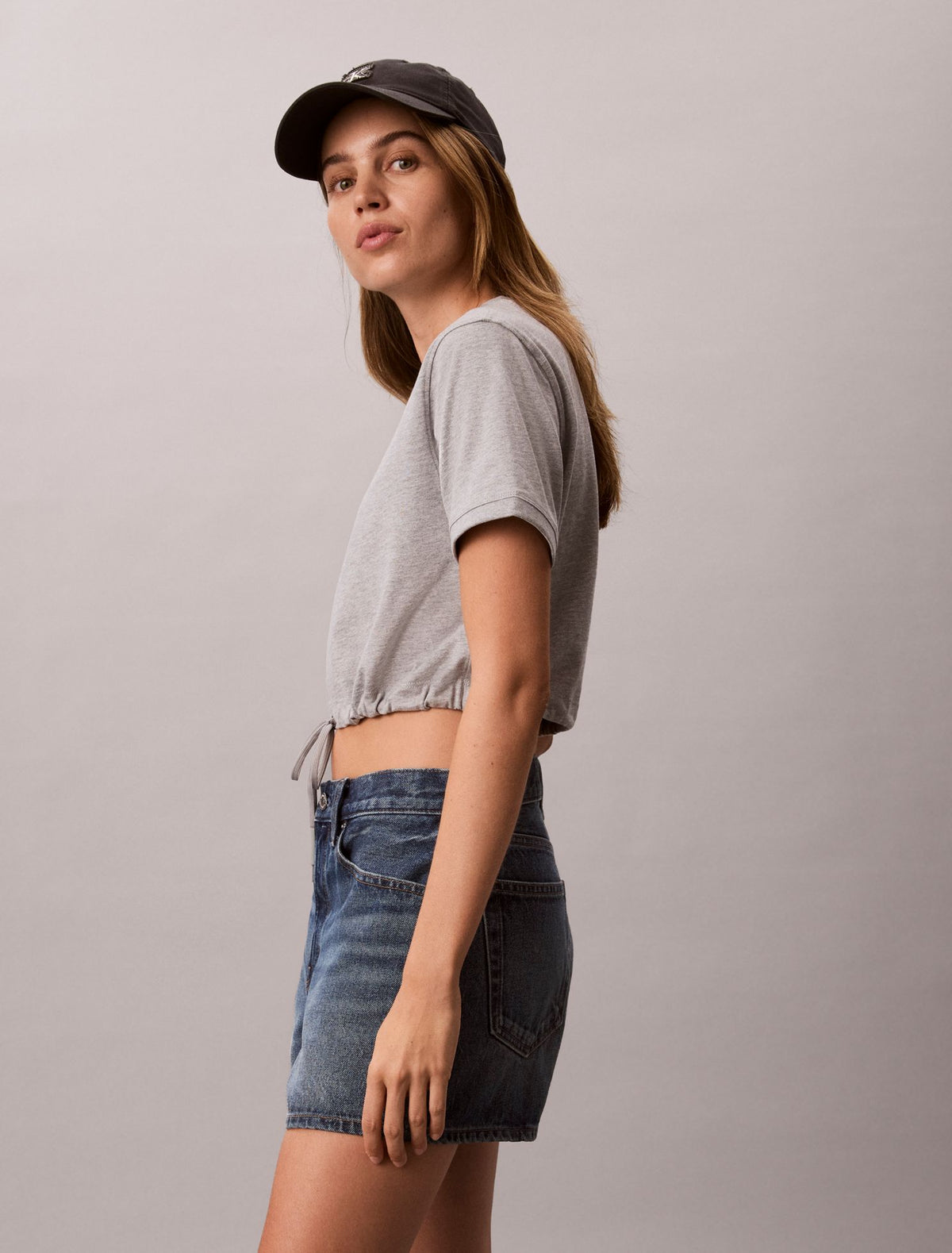 Calvin Klein Monologo Cropped T-Shirt