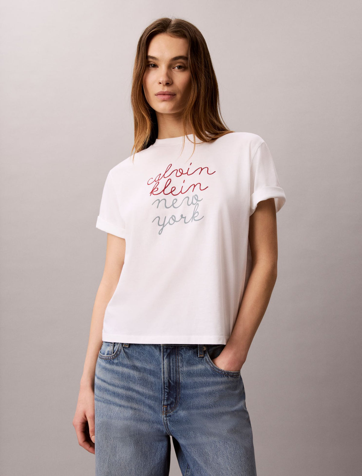 Calvin Klein Boxy CK NY Graphic Tee