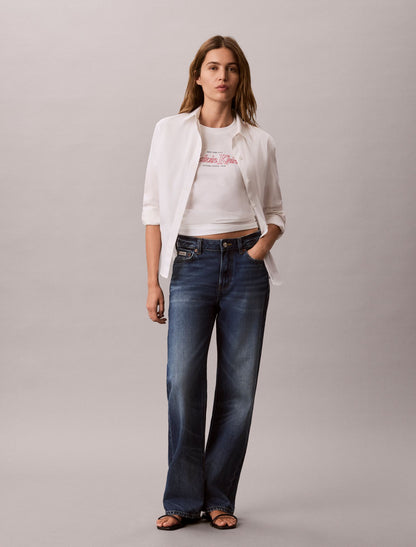 Calvin Klein Outline Calvin Klein Logo Graphic Tee