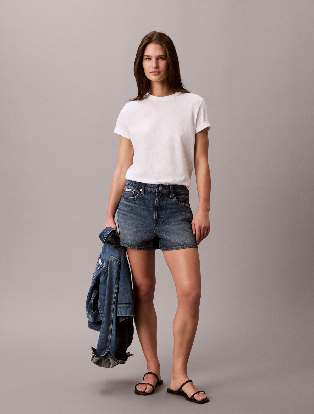 Calvin Klein Allover Faded Monogram Classic T-Shirt