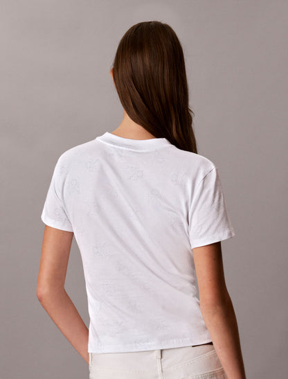Calvin Klein Allover Monogram Slim T-Shirt