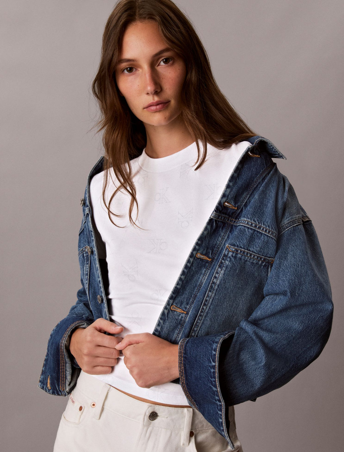 Calvin Klein Allover Monogram Slim T-Shirt
