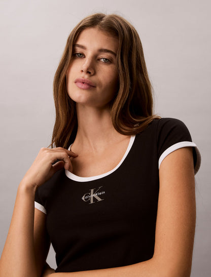 Calvin Klein Monologo Graphic Slim T-Shirt