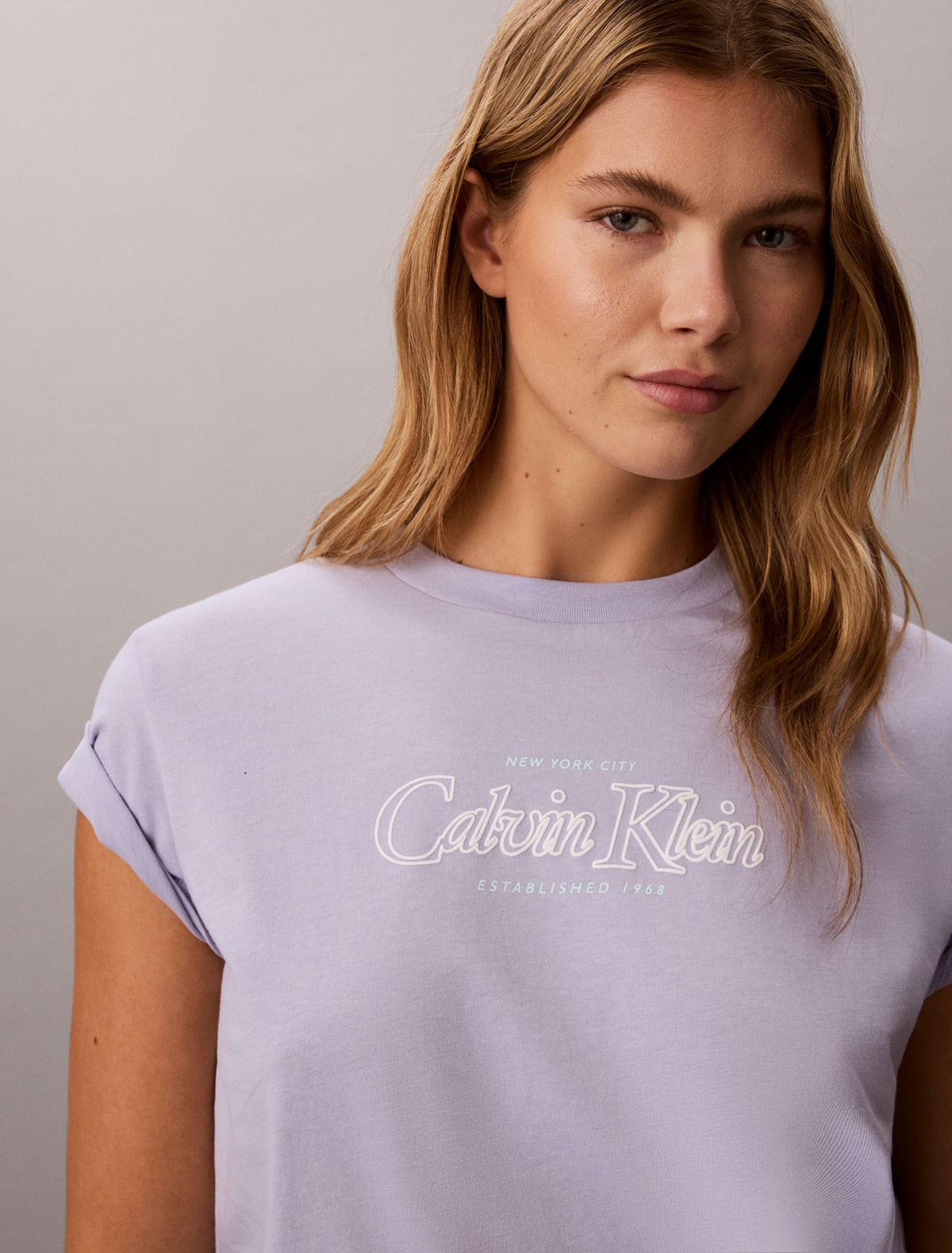 Calvin Klein Outline Calvin Klein Logo Graphic Tee