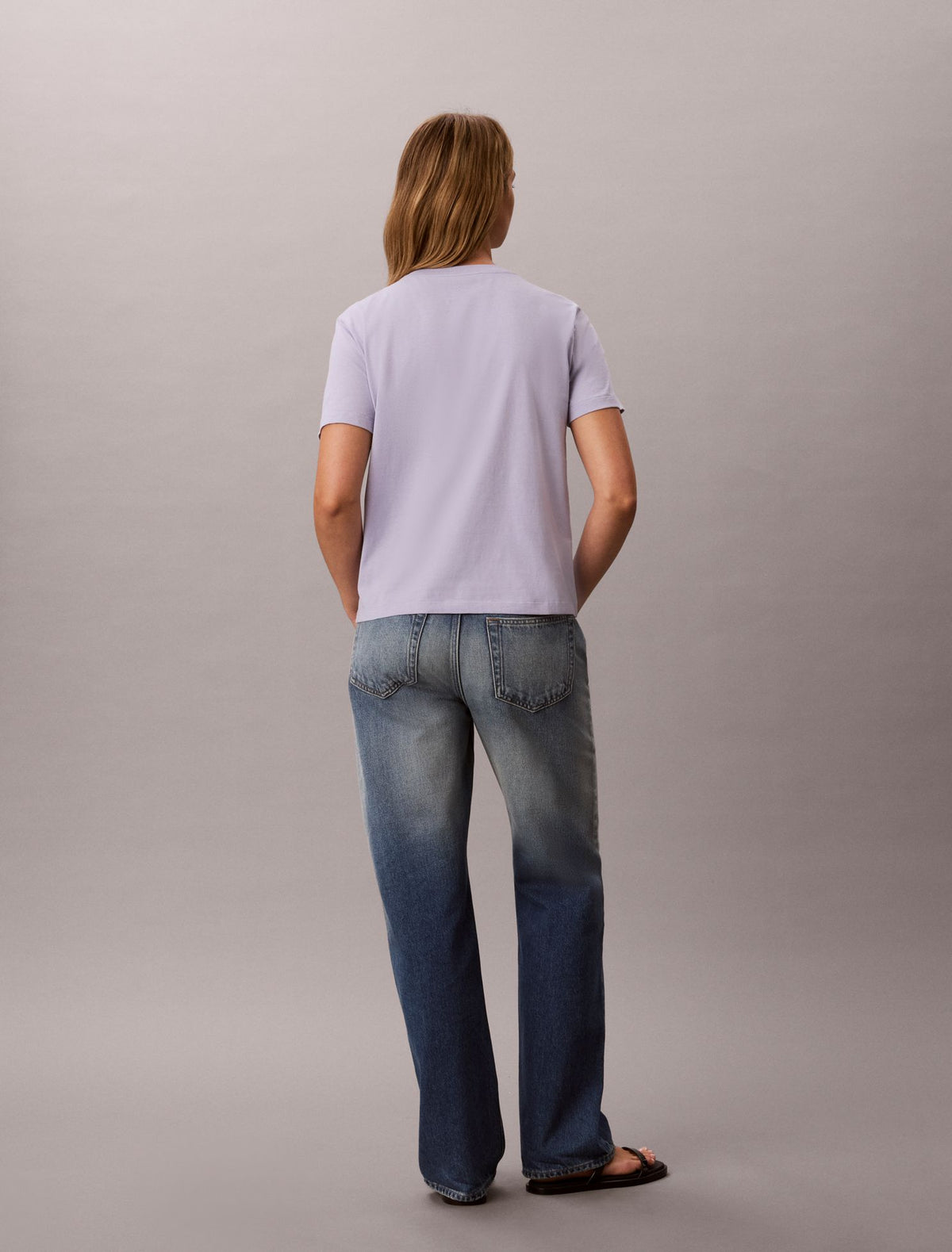Calvin Klein Outline Calvin Klein Logo Graphic Tee