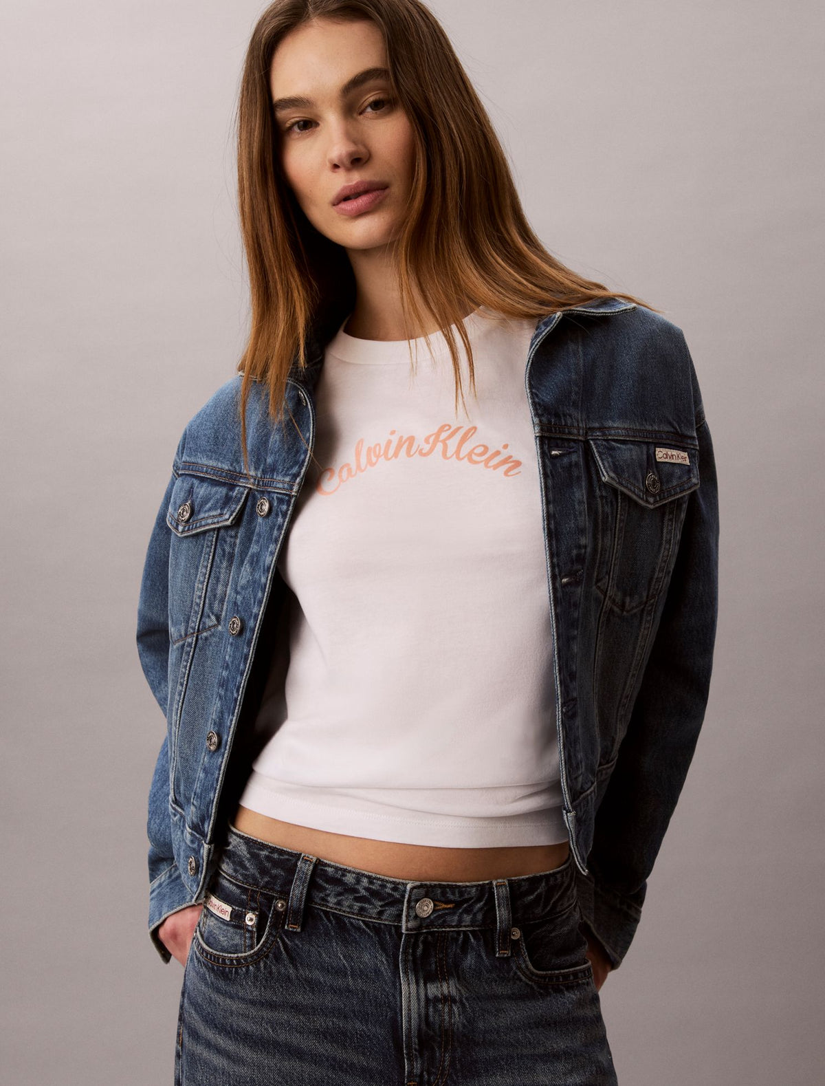 Calvin Klein Felt Logo Graphic Classic T-Shirt