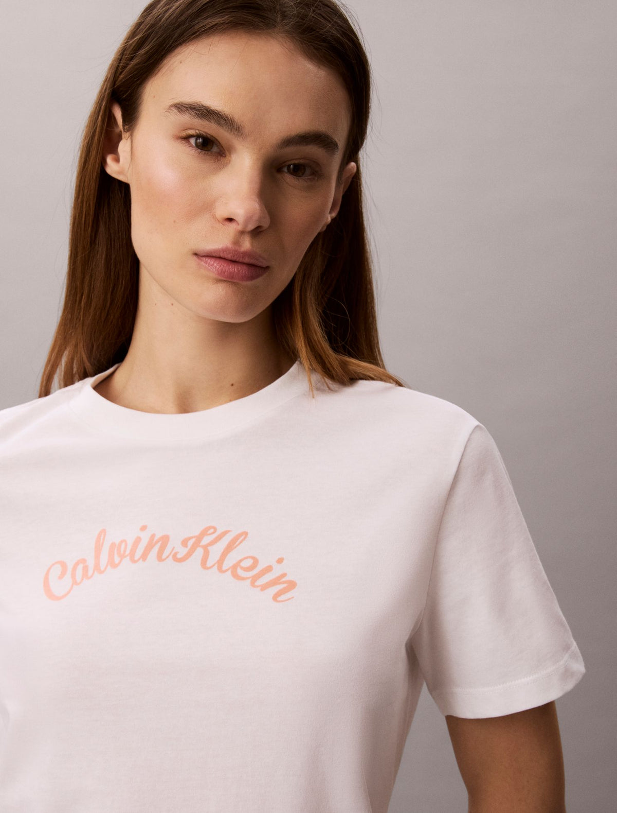 Calvin Klein Felt Logo Graphic Classic T-Shirt