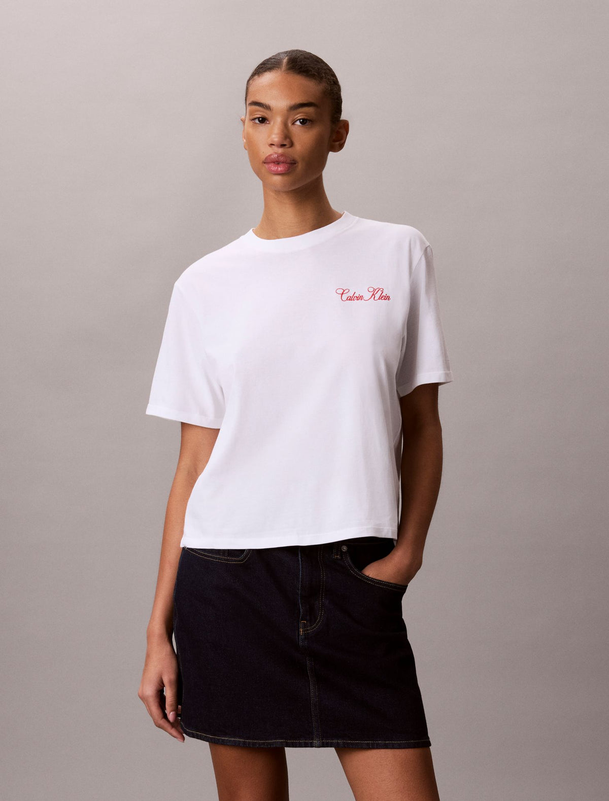 Calvin Klein Cursive Calvin Klein Graphic Boxy Tee