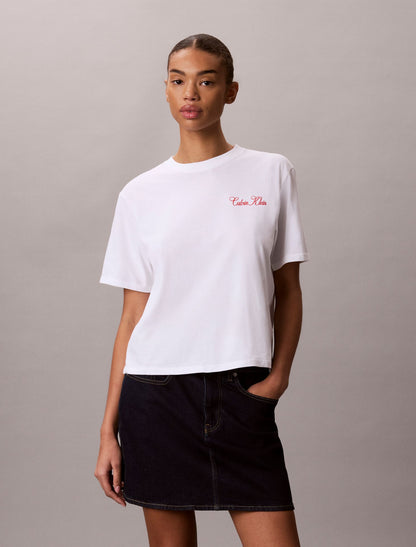 Calvin Klein Cursive Calvin Klein Graphic Boxy Tee