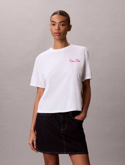 Calvin Klein Cursive Calvin Klein Graphic Boxy Tee
