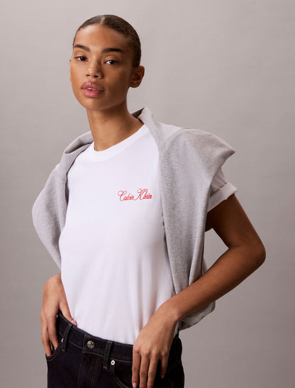 Calvin Klein Cursive Calvin Klein Graphic Boxy Tee