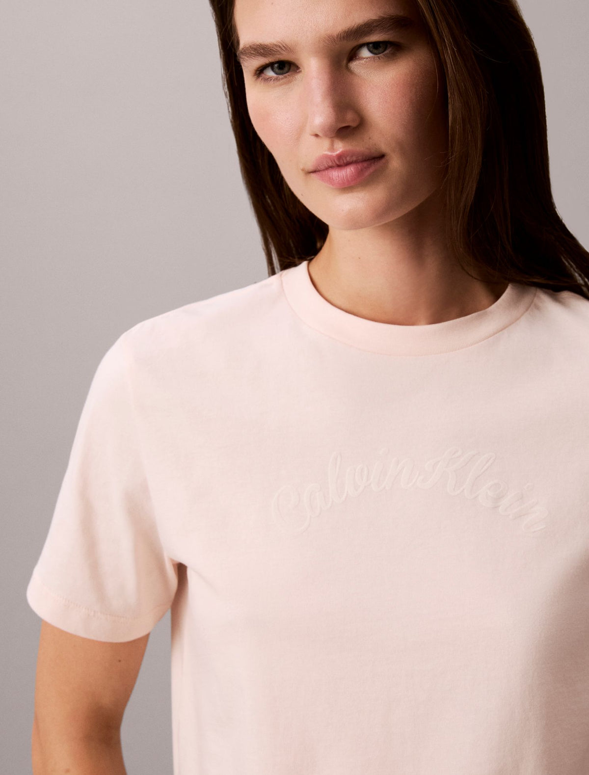 Calvin Klein Felt Logo Graphic Classic T-Shirt
