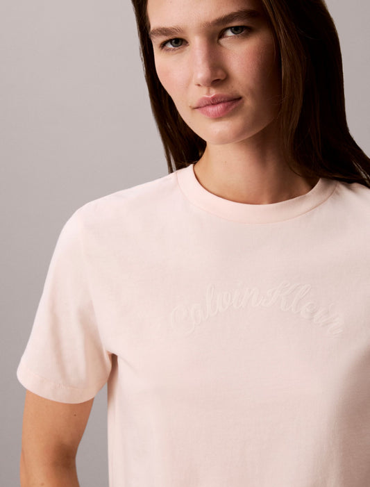Calvin Klein Felt Logo Graphic Classic T-Shirt