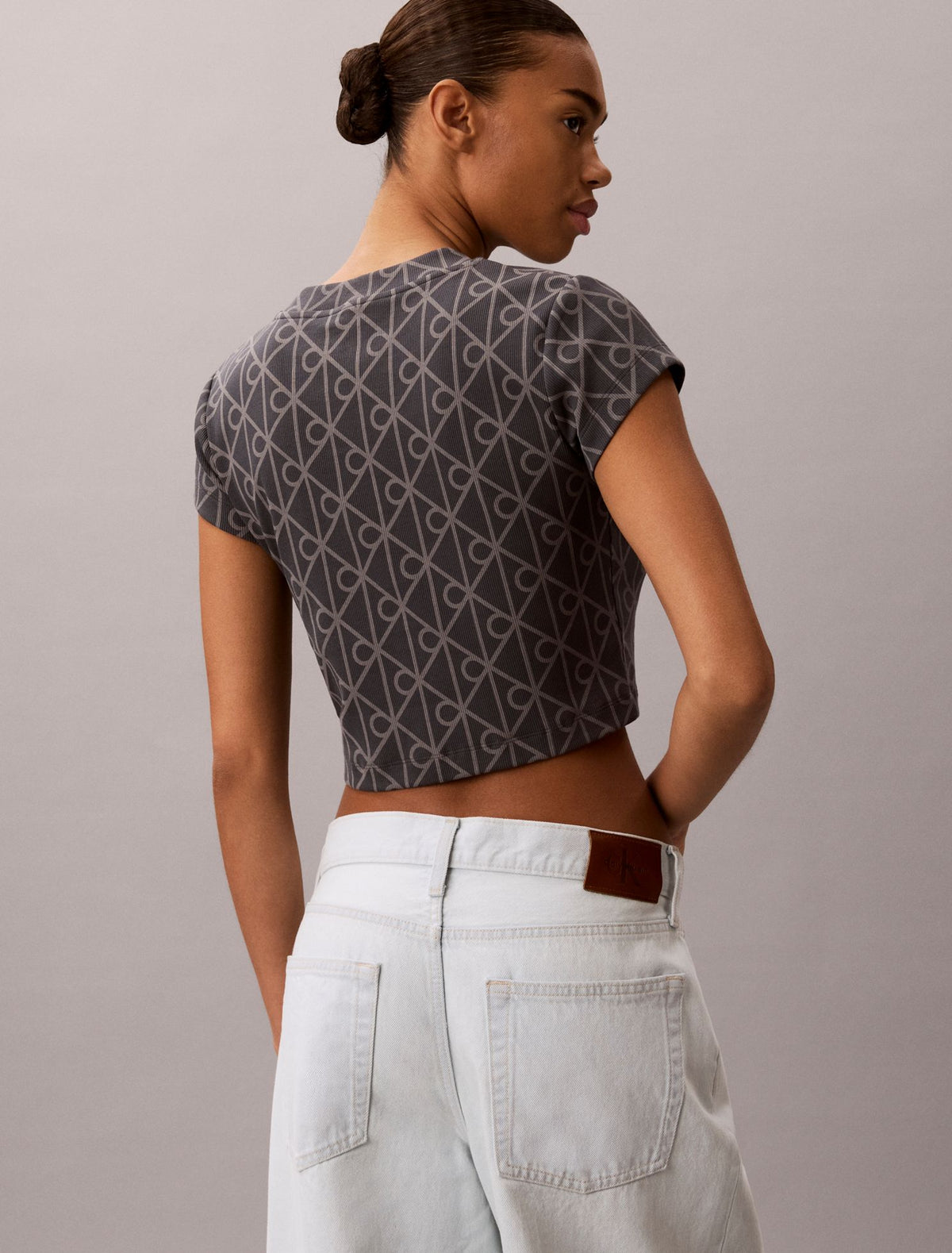 Calvin Klein Emblem Logo Baby Tee