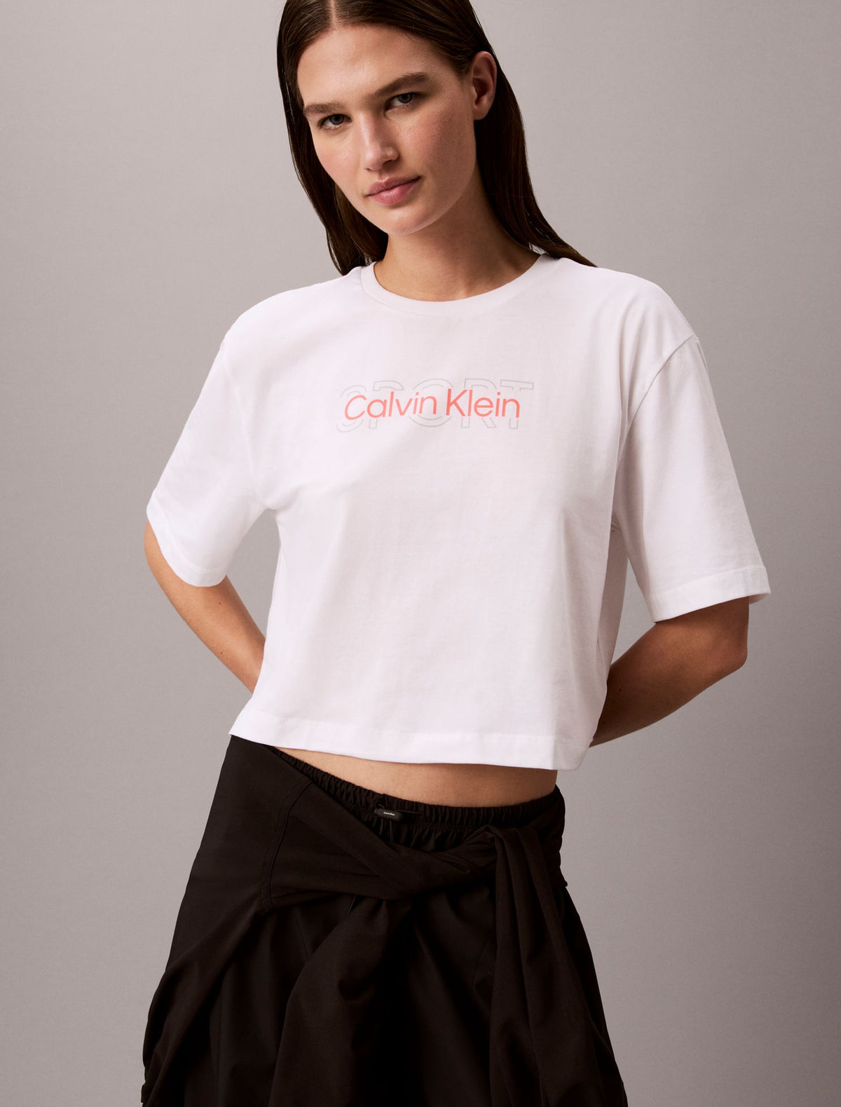 Calvin Klein Commuter Boxy Cropped T-Shirt