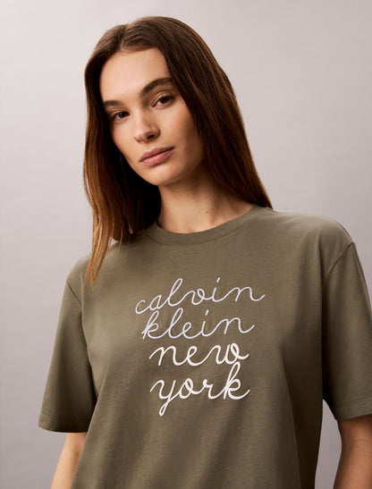 Calvin Klein Boxy CK NY Graphic Tee
