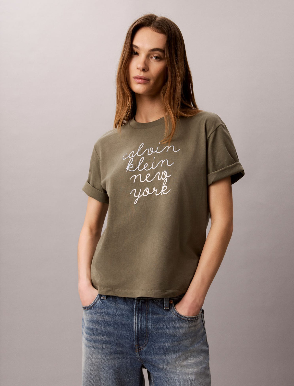 Calvin Klein Boxy CK NY Graphic Tee
