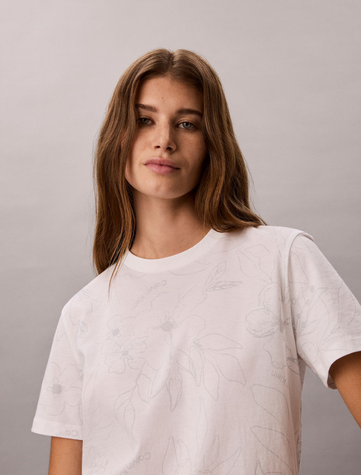 Calvin Klein Floral Print Classic T-Shirt
