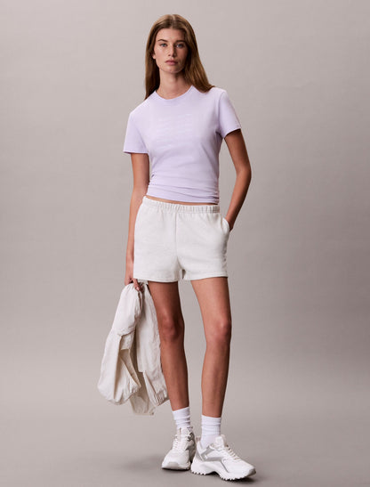 Calvin Klein Logo Font Graphic Slim T-Shirt