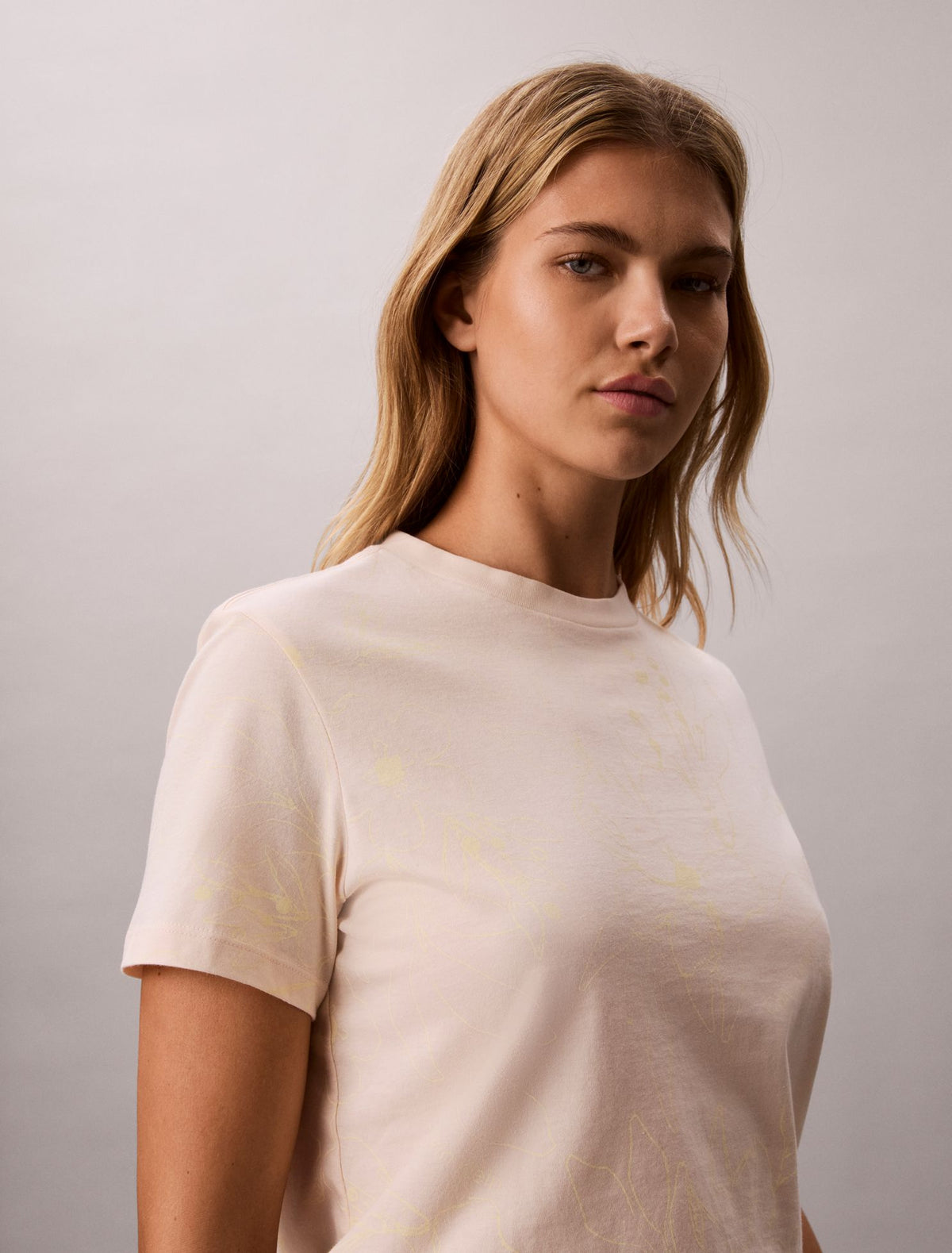 Calvin Klein Floral Print Classic T-Shirt