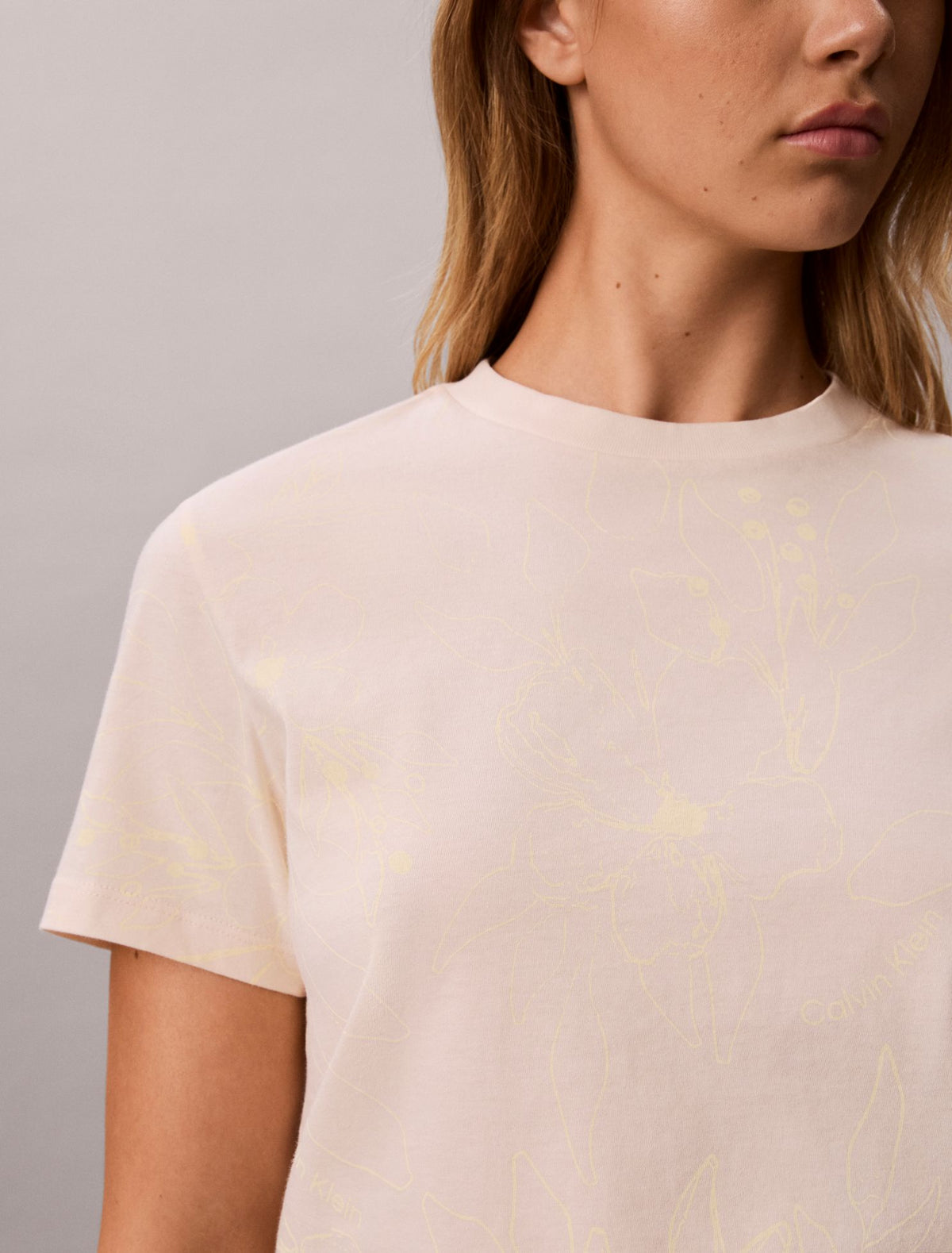 Calvin Klein Floral Print Classic T-Shirt