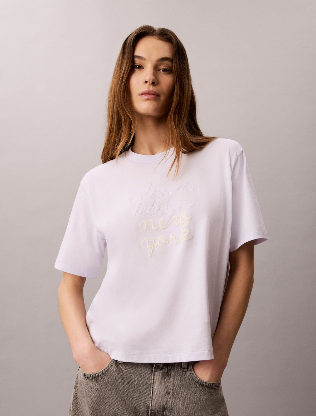 Calvin Klein Boxy CK NY Graphic Tee
