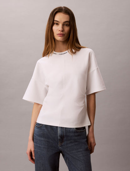 Calvin Klein Logo Jacquard Boxy T-Shirt