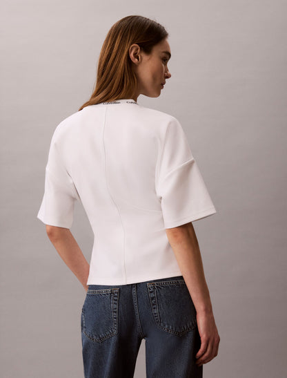Calvin Klein Logo Jacquard Boxy T-Shirt