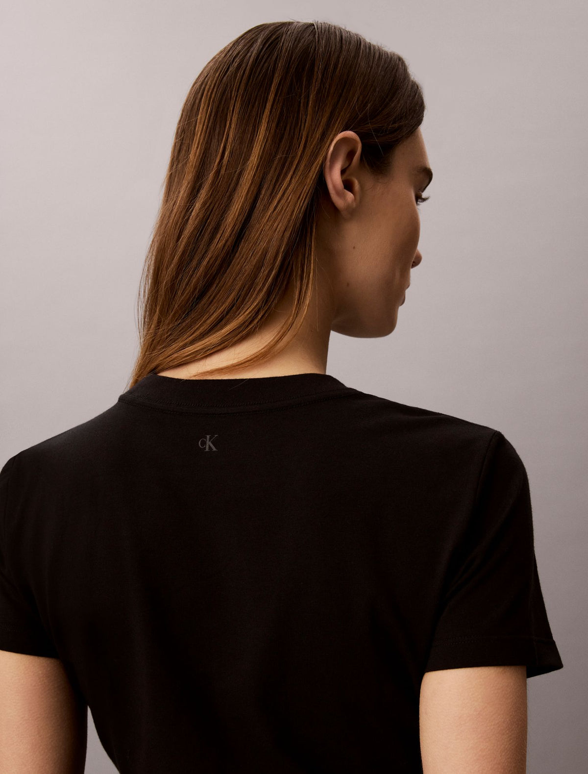 Calvin Klein Slim Tiered Logo Graphic Tee