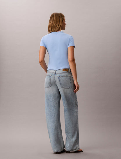 Calvin Klein Slim Tiered Logo Graphic Tee