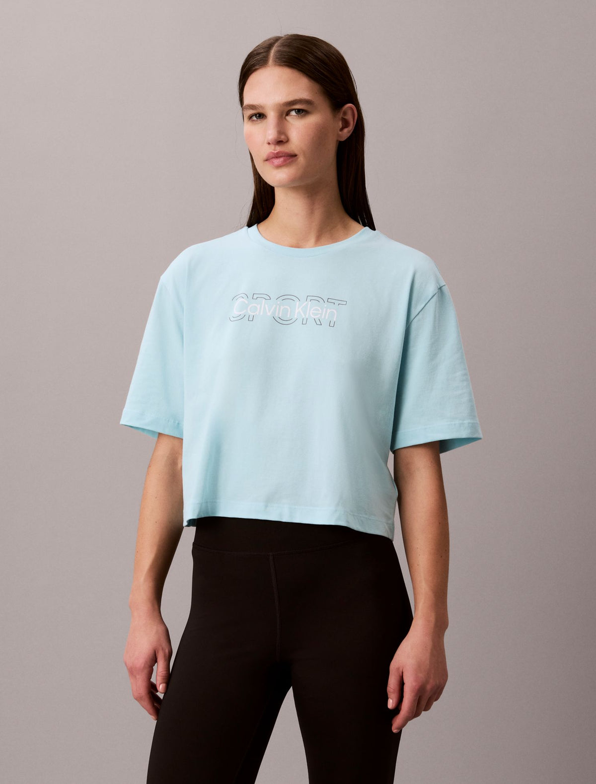 Calvin Klein Commuter Boxy Cropped T-Shirt