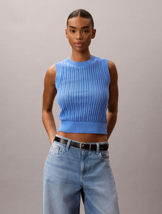 Calvin Klein Open Stitch Sweater Tank