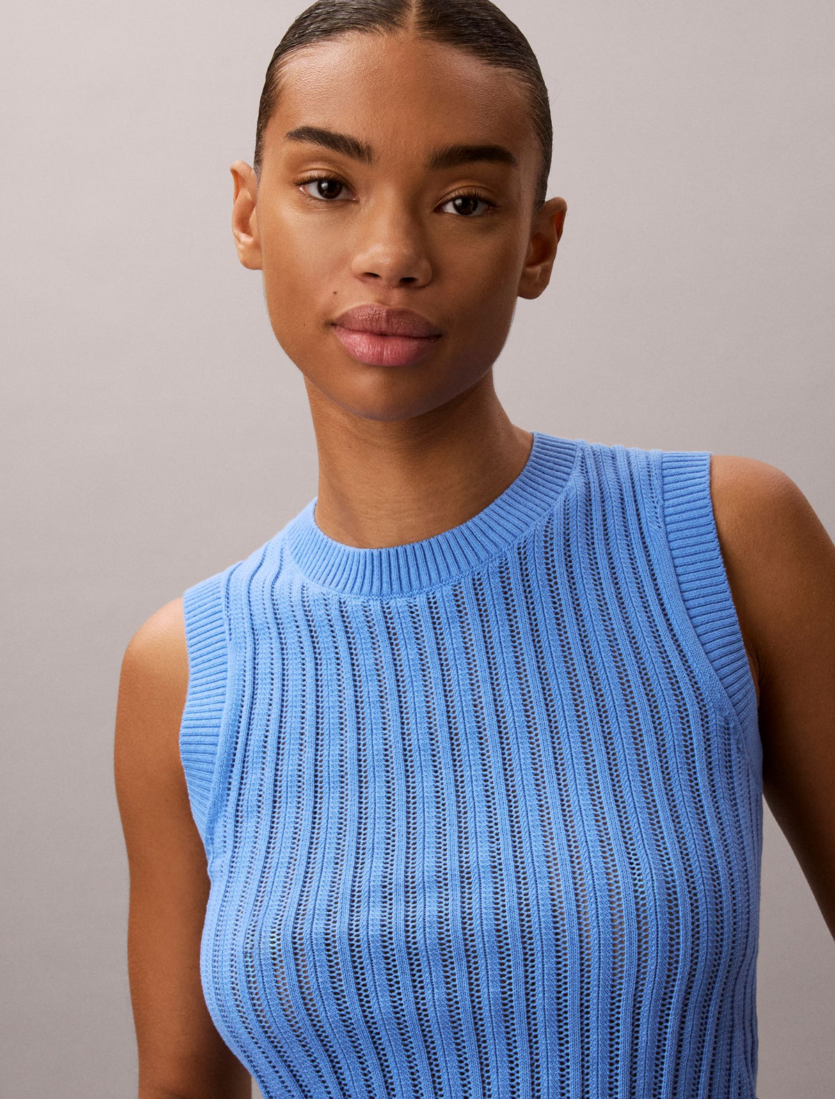 Calvin Klein Open Stitch Sweater Tank