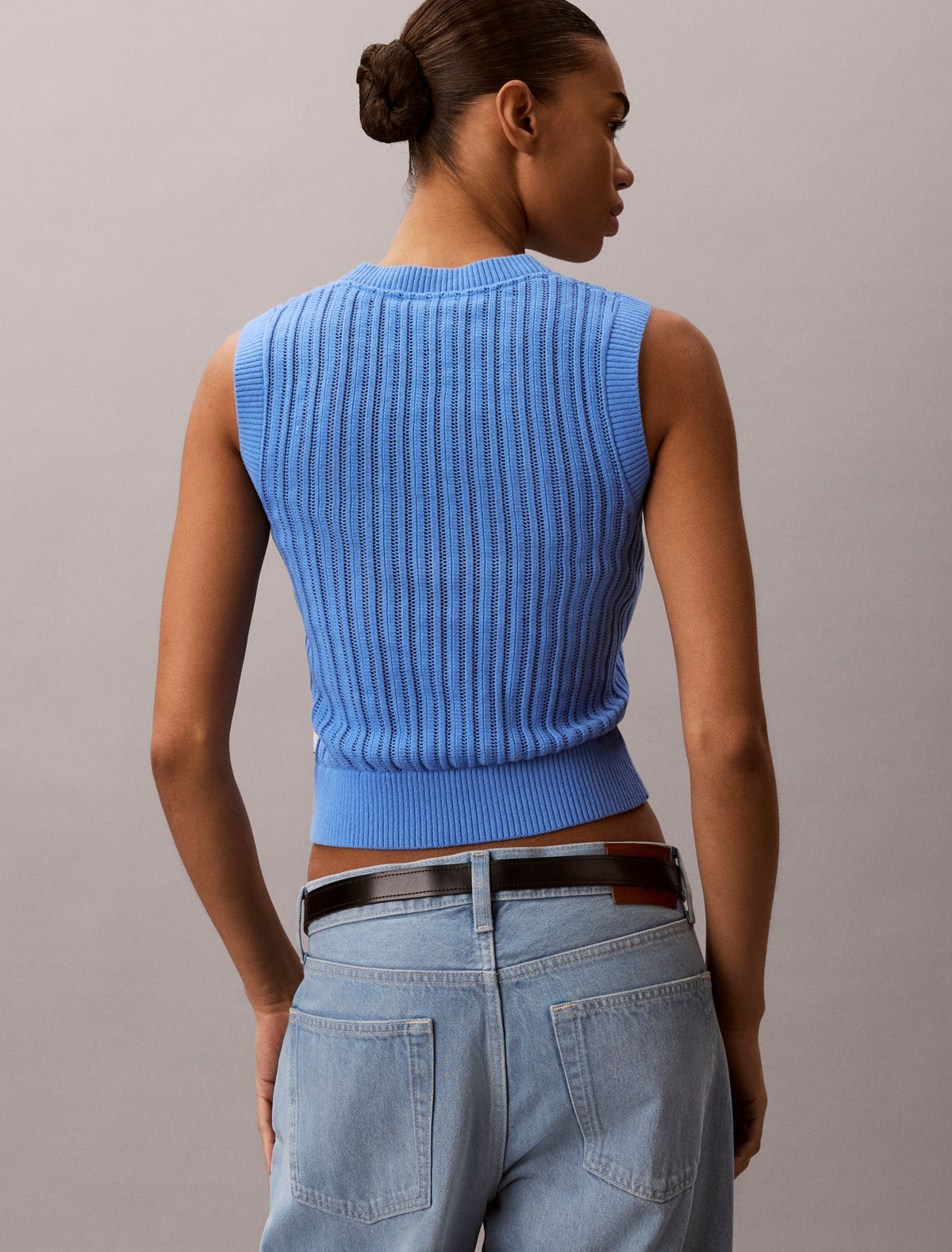 Calvin Klein Open Stitch Sweater Tank